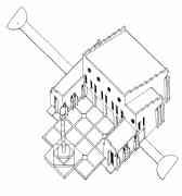 pict 60 * 60. Mosque - Eldorado Park ? Transvaal - axonometric * 1122 x 1196 * (31KB)